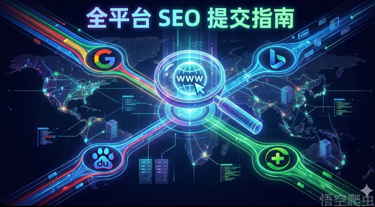 全平台 SEO 提交指南：Google、Bing、百度、360 站长平台实战收录教程
